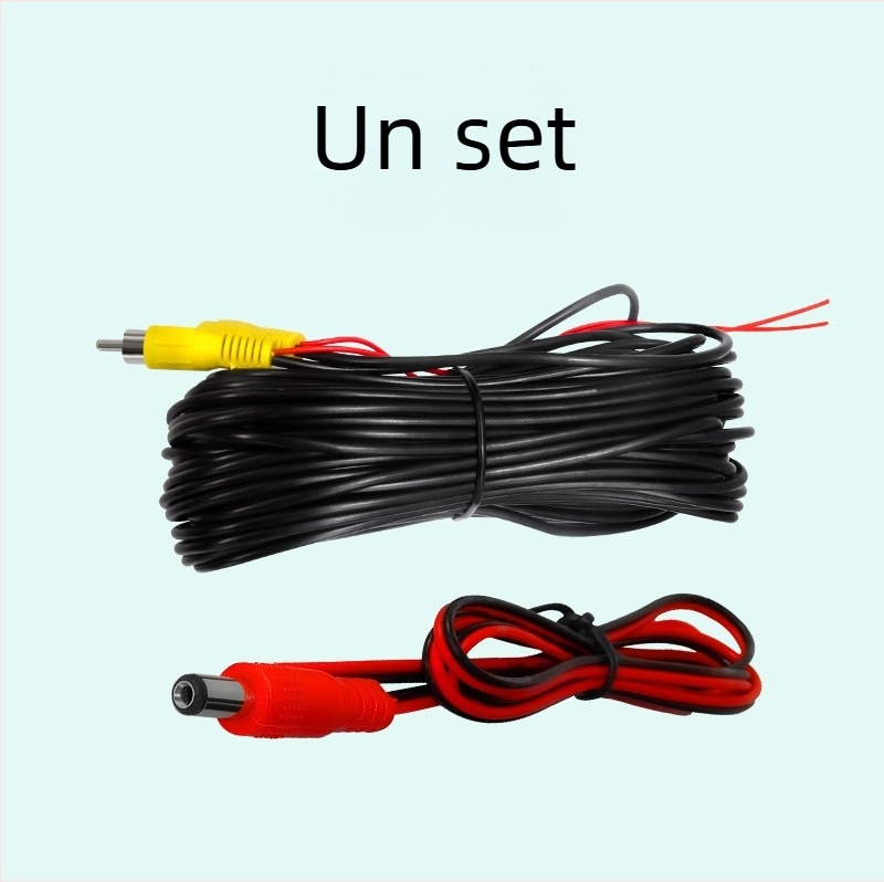 Linie de control video pentru camera de recul auto - Cablu RCA de extensie cu declanșator, 12V, semnal AV
