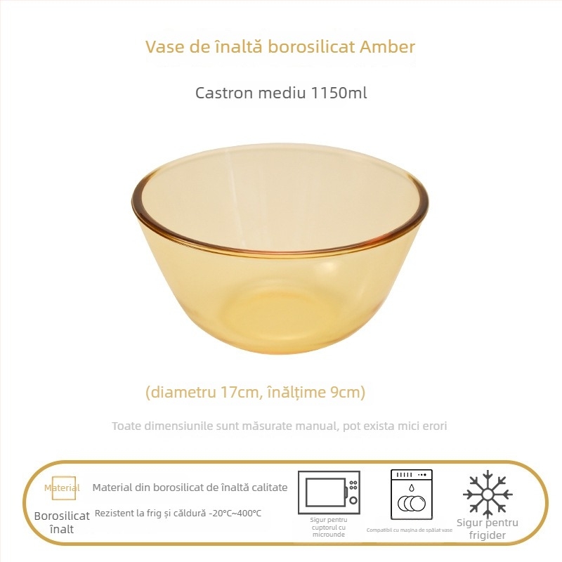 Set de veselă din sticlă cu boluri de supă cu două mânere, sticlă borosilicat de înaltă calitate, stil ușor lux, personalizare disponibilă, potrivit pentru copii, studenți, femei însărcinate, adulți și persoane în vârstă