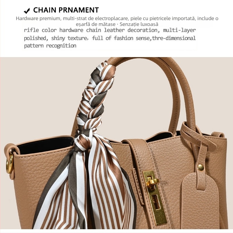 Geantă tote în formă de coș pentru femei – material din flori de mătase, căptușeală din piele sintetică microfibră, construcție moale, compartiment interior, primăvara 2025