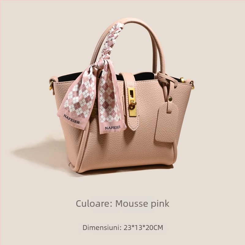 Geantă tote în formă de coș pentru femei – material din flori de mătase, căptușeală din piele sintetică microfibră, construcție moale, compartiment interior, primăvara 2025