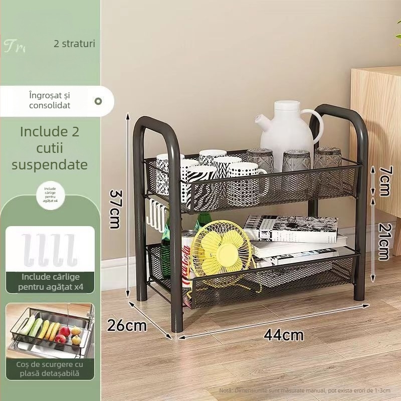 Raft de depozitare din oțel inoxidabil cu roți, 6 niveluri, mobil, pentru bucătărie și dormitor (6 niveluri; oțel inoxidabil; roți; mobil)