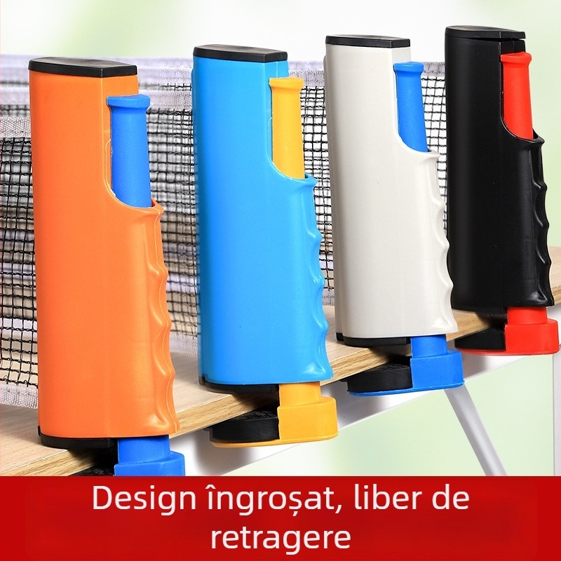 Suport pentru tenis de masă cu plasă telescopică, material ABS, 1 kg, portabil, utilizare în exterior