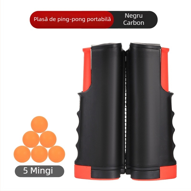 Suport pentru tenis de masă cu plasă telescopică, material ABS, 1 kg, portabil, utilizare în exterior