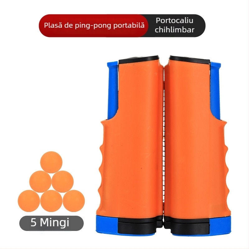 Suport pentru tenis de masă cu plasă telescopică, material ABS, 1 kg, portabil, utilizare în exterior