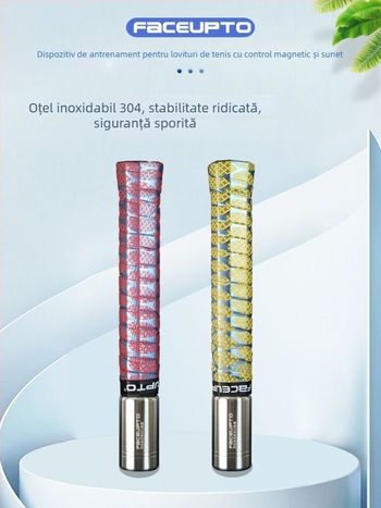 Dispozitiv de antrenament pentru lovitura de tenis cu control magnetic și feedback sonor — simulează senzația reală de lovire și îmbunătățește abilitățile de lovire; Brand: Other; Origine: Other; Categorie: Tenis; Material: floare de mătase