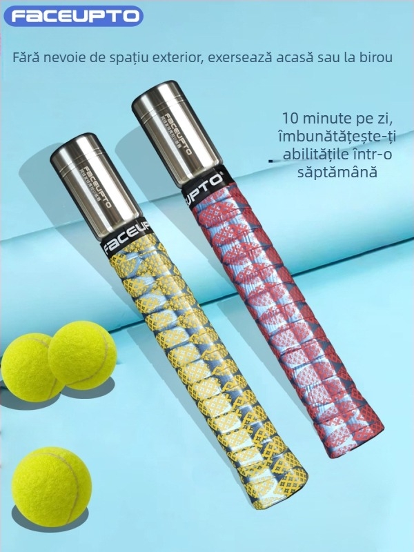 Dispozitiv de antrenament pentru lovitura de tenis cu control magnetic și feedback sonor — simulează senzația reală de lovire și îmbunătățește abilitățile de lovire; Brand: Other; Origine: Other; Categorie: Tenis; Material: floare de mătase