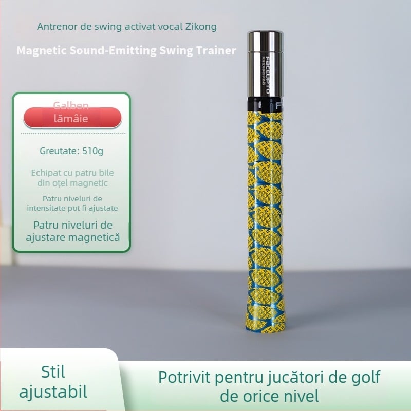 Dispozitiv de antrenament pentru lovitura de tenis cu control magnetic și feedback sonor — simulează senzația reală de lovire și îmbunătățește abilitățile de lovire; Brand: Other; Origine: Other; Categorie: Tenis; Material: floare de mătase