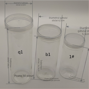 Borcan plastic cu capac pentru depozitare de pixuri și creioane – 40 de găuri, material TPE, 25 g, cod produs F879TT89MJS6T7