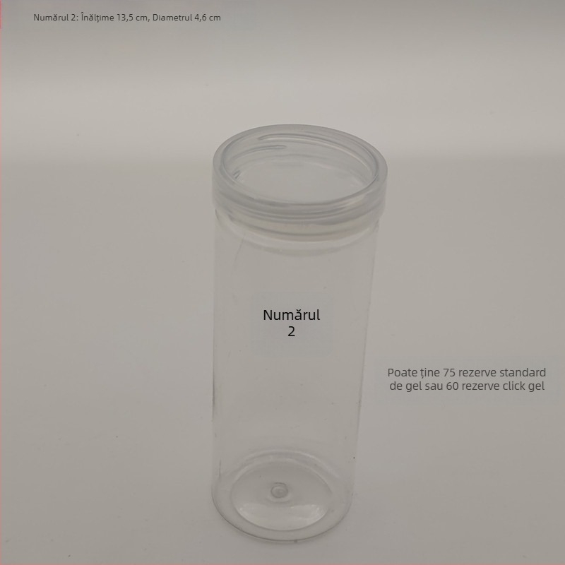 Borcan plastic cu capac pentru depozitare de pixuri și creioane – 40 de găuri, material TPE, 25 g, cod produs F879TT89MJS6T7