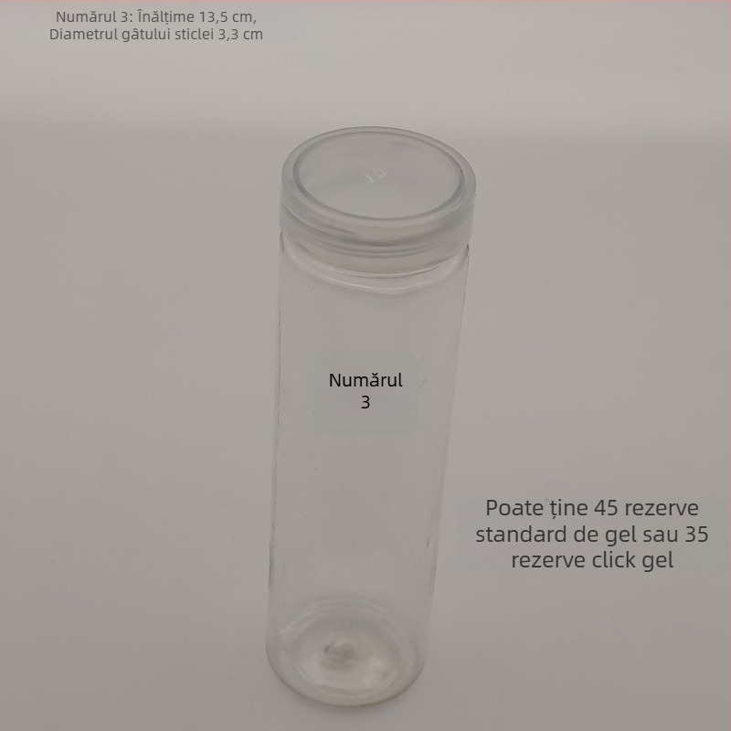 Borcan plastic cu capac pentru depozitare de pixuri și creioane – 40 de găuri, material TPE, 25 g, cod produs F879TT89MJS6T7