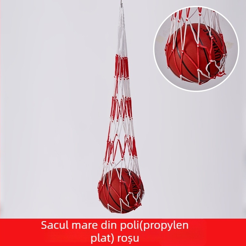 Geantă din plasă pentru stocare mingi; capacitate până la 12 mingi; material: polipropilenă, poliester, polietilenă; personalizare disponibilă; marcă Huihua; potrivită pentru baschet și alte sporturi în aer liber.