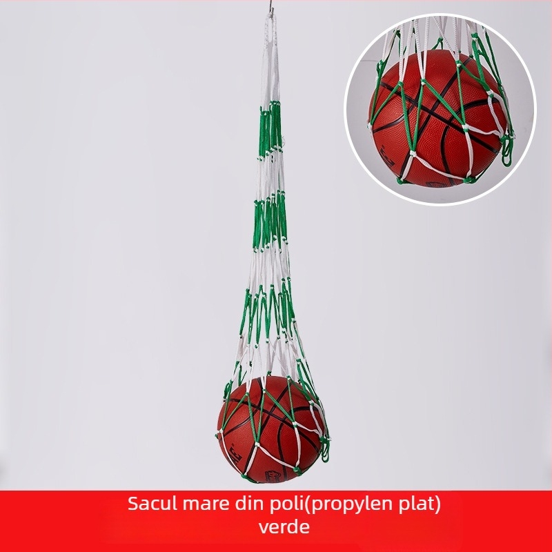 Geantă din plasă pentru stocare mingi; capacitate până la 12 mingi; material: polipropilenă, poliester, polietilenă; personalizare disponibilă; marcă Huihua; potrivită pentru baschet și alte sporturi în aer liber.