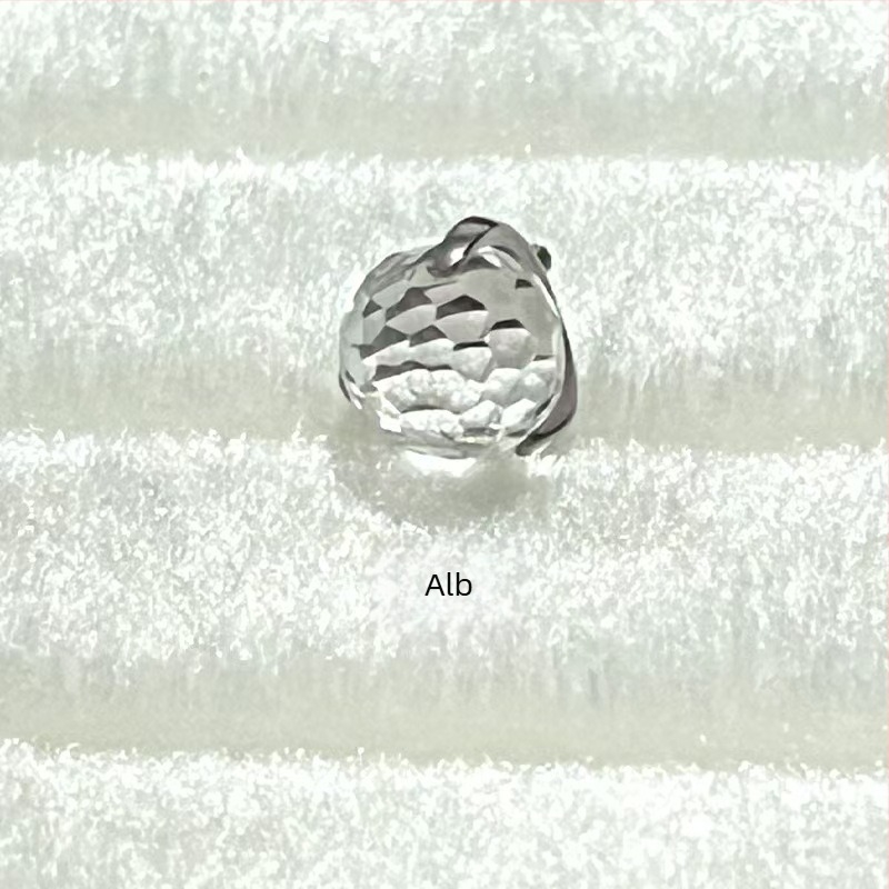 Bijuterii de piercing din aliaj de titan – Cercei geometrici cu design bec disco, puritate G23, prelucrare cu diamant, stil unisex