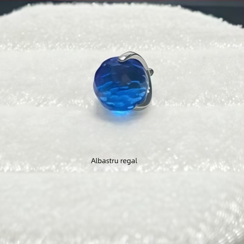 Bijuterii de piercing din aliaj de titan – Cercei geometrici cu design bec disco, puritate G23, prelucrare cu diamant, stil unisex