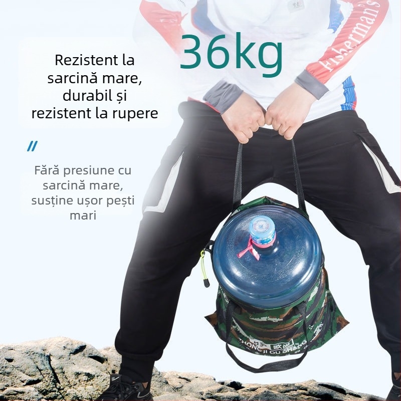 Geantă pentru pește – Geantă pliabilă de pescuit din PVC pentru depozitare