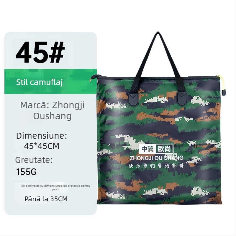 Geantă pentru pește – Geantă pliabilă de pescuit din PVC pentru depozitare