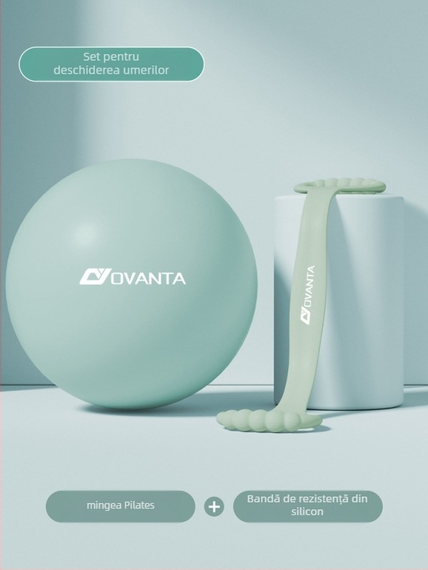 Ovanda minge de yoga din PVC pentru antrenamentul mușchilor planșei pelvine, adulți, recuperare postnatală, echilibru al nucleului, 70 g
