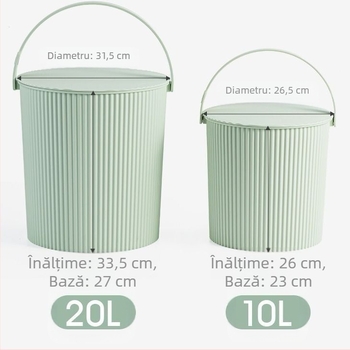 Scaun de găleată din plastic pentru uz casnic – șezut îngroșat, portabil, depozitare în baie, 1 kg