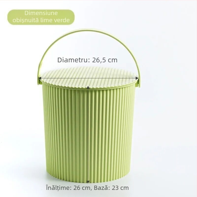 Scaun de găleată din plastic pentru uz casnic – șezut îngroșat, portabil, depozitare în baie, 1 kg