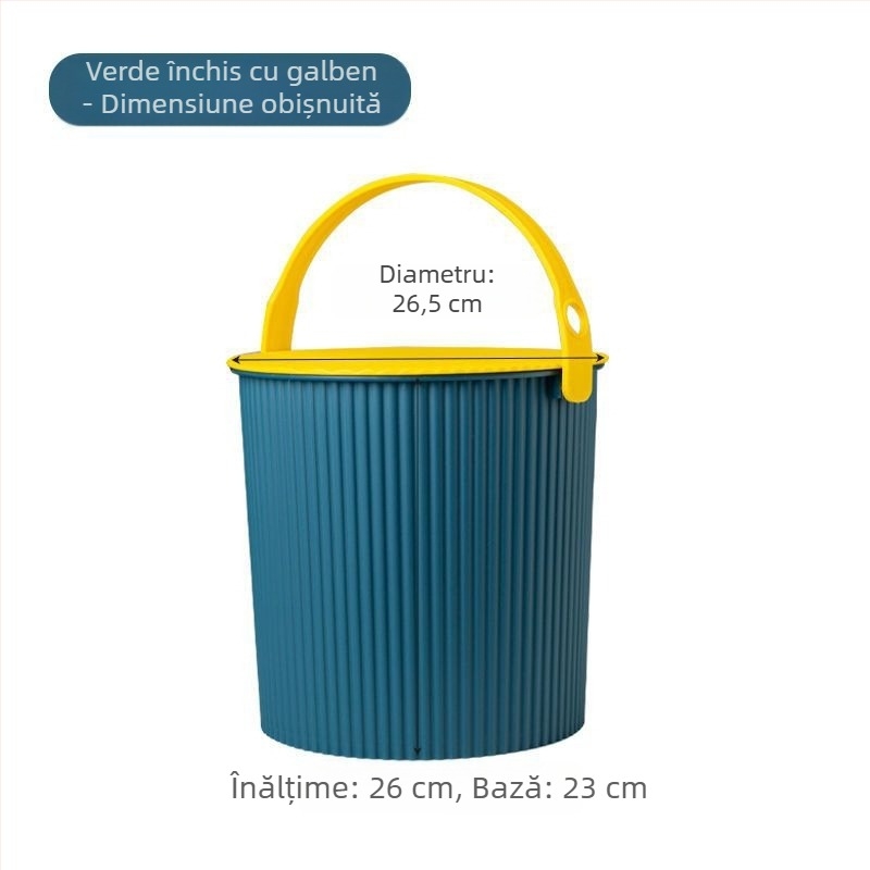 Scaun de găleată din plastic pentru uz casnic – șezut îngroșat, portabil, depozitare în baie, 1 kg