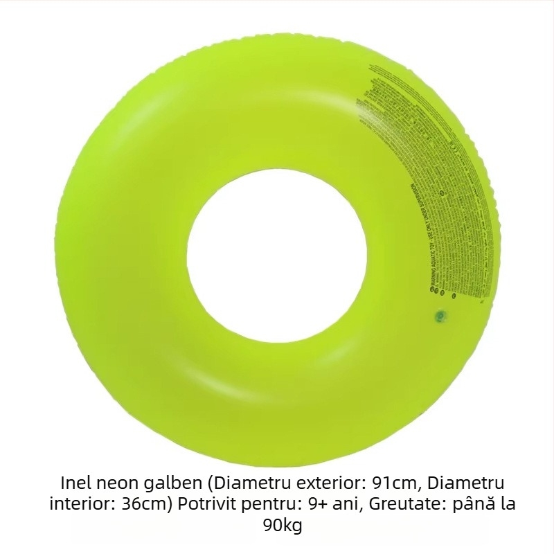 INTEX inel gonflabil pentru copii, cu model desen animat, PVC ecologic