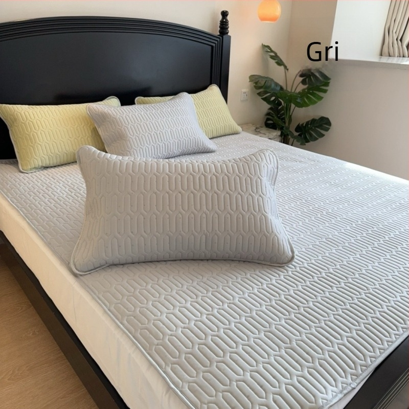 Set din latex natural, trei piese, țesătură imprimată, 80-90% latex, stil luxuos ușor