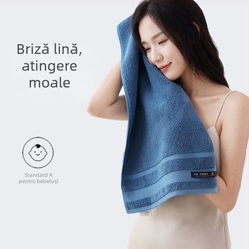 Prosop de hotel din bumbac 100%, Class A, gros și absorbant, prosoape de față brodate, 120–140 g