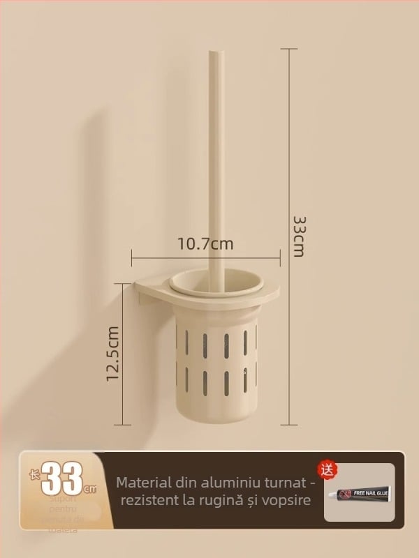 Set de suport pentru prosoape de baie, montat pe perete, 2 etaje, finisaj din plastic pulverizat, material: floare de mătase