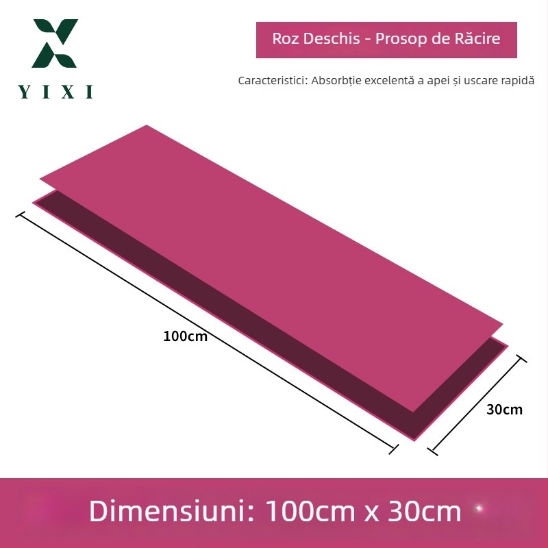 Prosop sport personalizabil cu logo, 100% poliester, absorbant pentru transpirație, senzație de răcoare, uscare rapidă