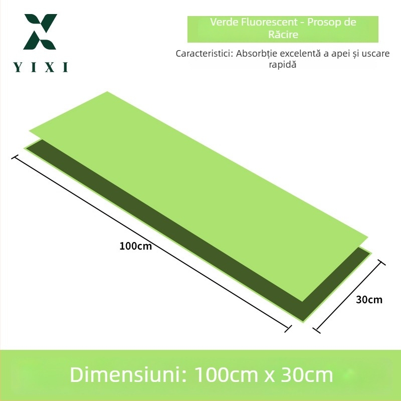 Prosop sport personalizabil cu logo, 100% poliester, absorbant pentru transpirație, senzație de răcoare, uscare rapidă