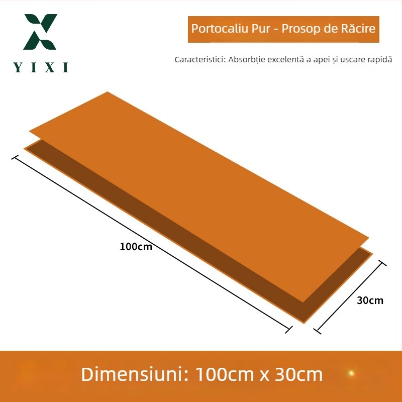 Prosop sport personalizabil cu logo, 100% poliester, absorbant pentru transpirație, senzație de răcoare, uscare rapidă