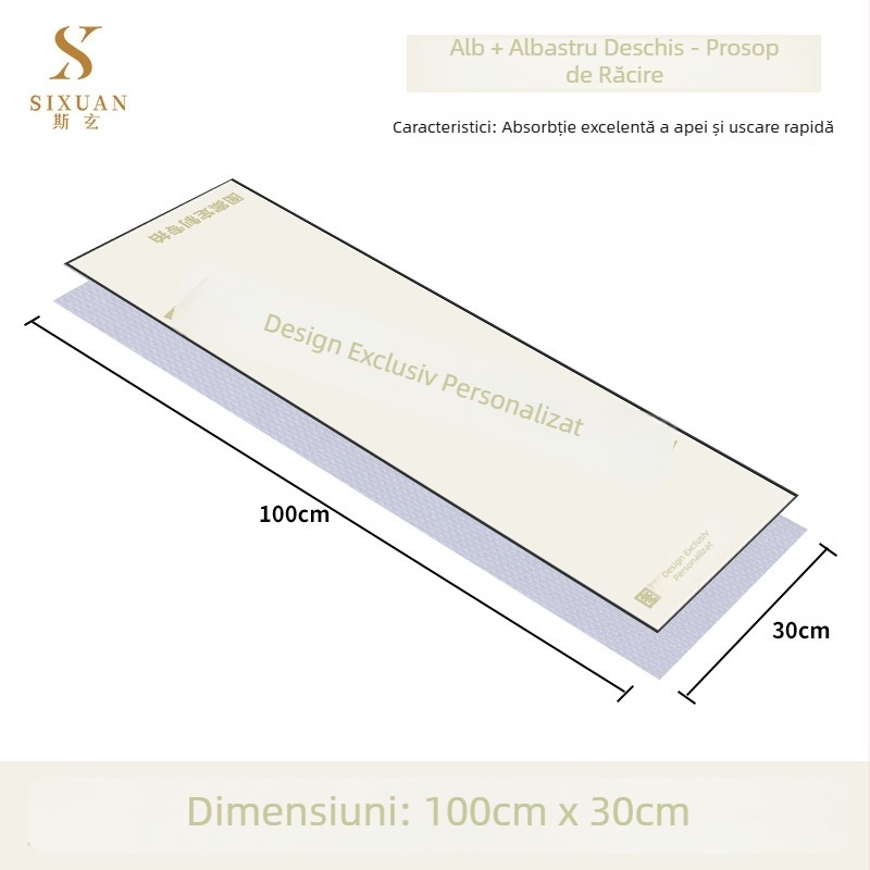 Prosop sport personalizabil cu logo, 100% poliester, absorbant pentru transpirație, senzație de răcoare, uscare rapidă