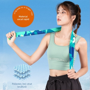 Prosop de sport din microfibră, funcție răcire, imprimare prin sublimare, 50 g, Pretty Doll