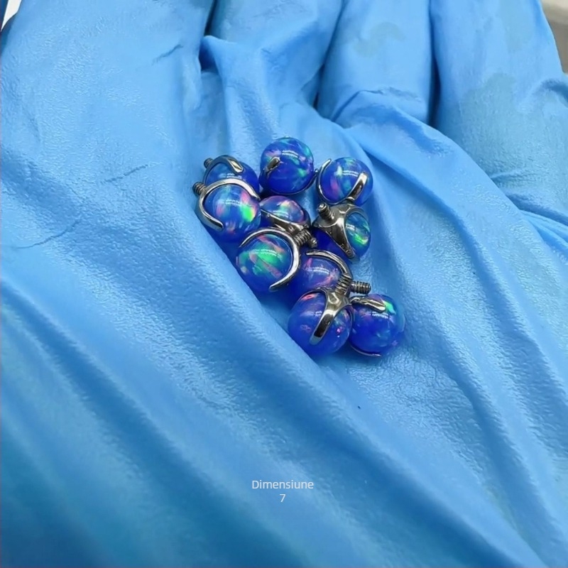 Lip nails pentru oasele urechii – aliaj de titan, șlefuit, stil geometric, unisex