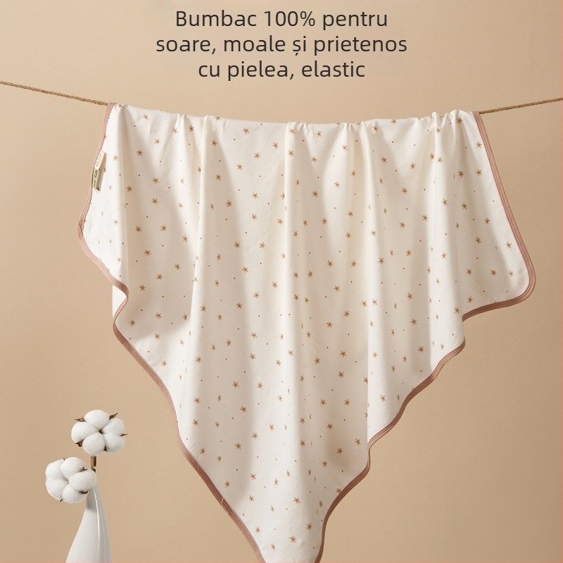 Pătură de înfășurat pentru nou-născuți, din fibră chimică, universal pentru toate anotimpurile, stil minimalist modern, sub 100 g