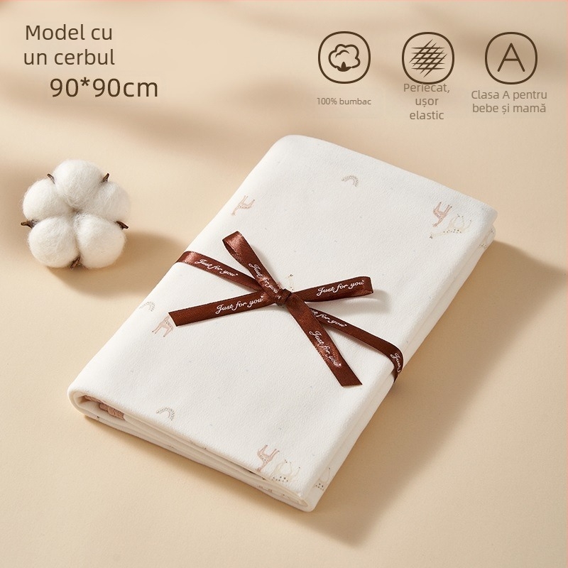 Pătură de înfășurat pentru nou-născuți, din fibră chimică, universal pentru toate anotimpurile, stil minimalist modern, sub 100 g