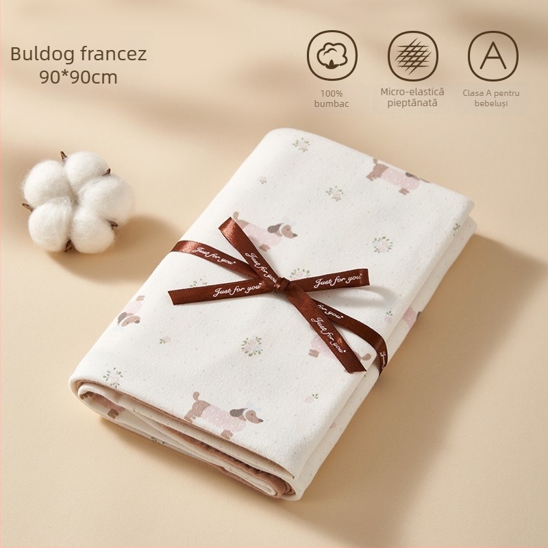 Pătură de înfășurat pentru nou-născuți, din fibră chimică, universal pentru toate anotimpurile, stil minimalist modern, sub 100 g