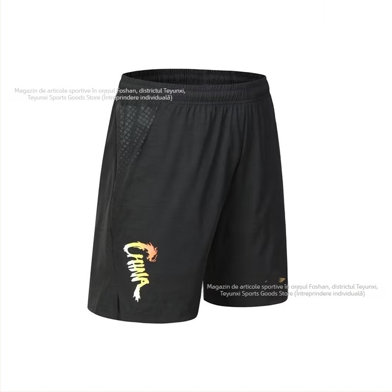 Set de antrenament pentru tenis de masă cu mâneca scurtă – Unisex, uscare rapidă din amestec poliester, 95–100% poliester, primăvară–toamnă, pentru adulți și copii