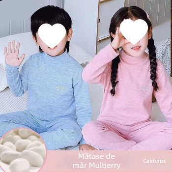 Set termic pentru copii cu guler mediu (sus și jos) pentru băieți și fete
