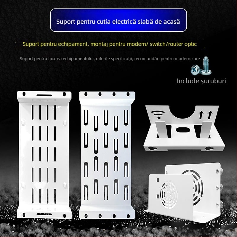 Suport pentru cutie multimedia de acasă – compatibil cu Huawei H6 router și Q6 switch, fără marcă