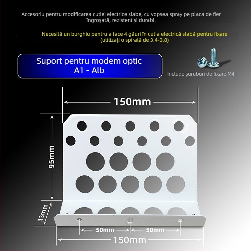 Suport pentru cutie multimedia de acasă – compatibil cu Huawei H6 router și Q6 switch, fără marcă