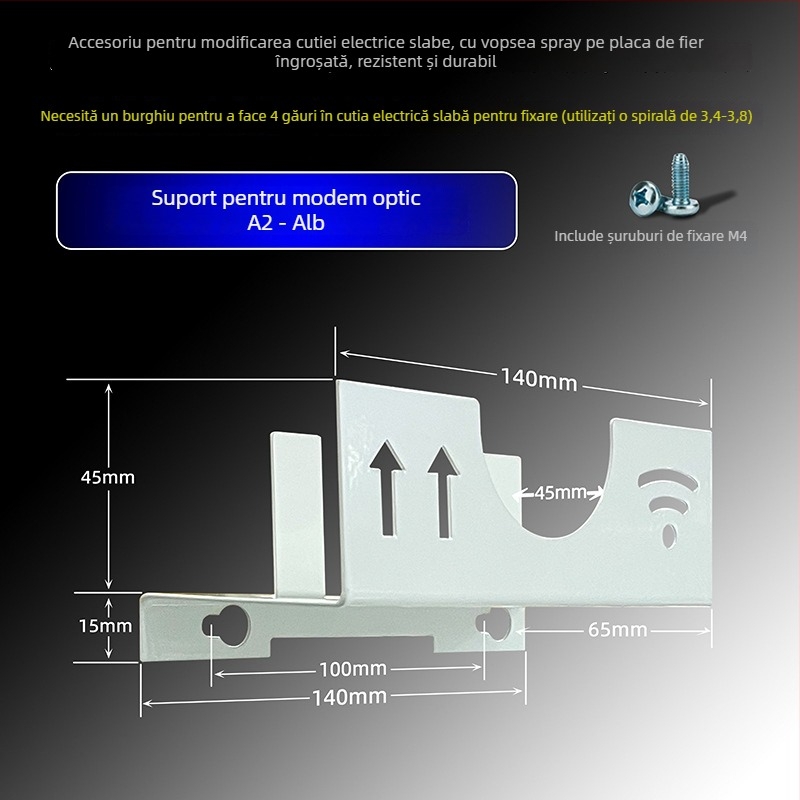 Suport pentru cutie multimedia de acasă – compatibil cu Huawei H6 router și Q6 switch, fără marcă
