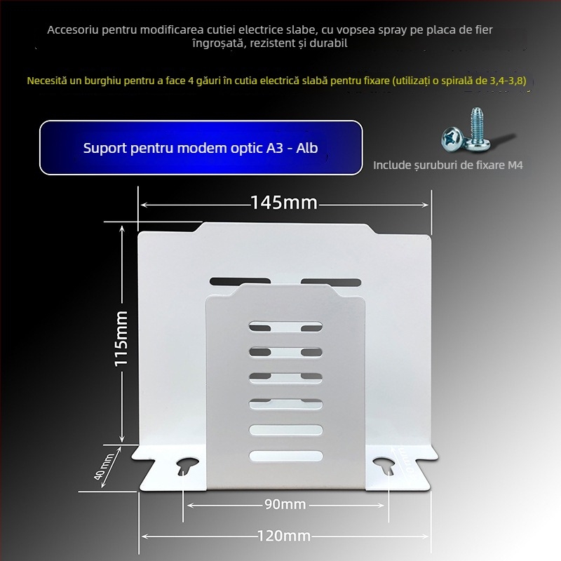 Suport pentru cutie multimedia de acasă – compatibil cu Huawei H6 router și Q6 switch, fără marcă