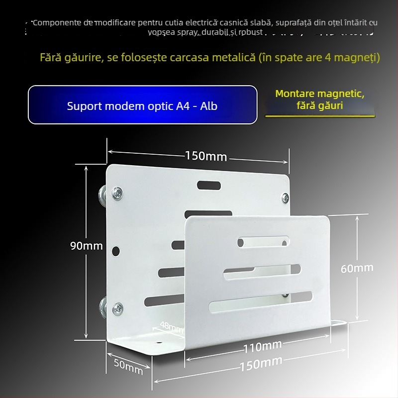 Suport pentru cutie multimedia de acasă – compatibil cu Huawei H6 router și Q6 switch, fără marcă