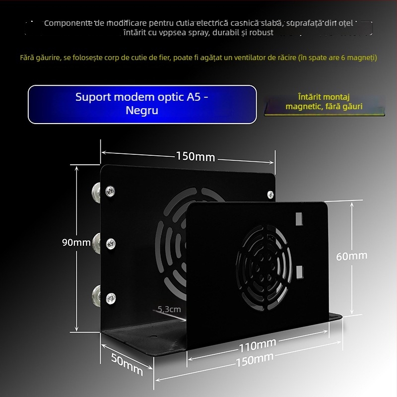 Suport pentru cutie multimedia de acasă – compatibil cu Huawei H6 router și Q6 switch, fără marcă