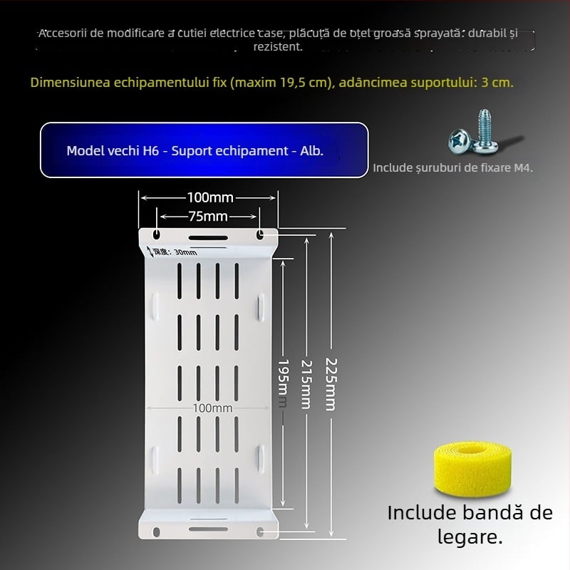 Suport pentru cutie multimedia de acasă – compatibil cu Huawei H6 router și Q6 switch, fără marcă
