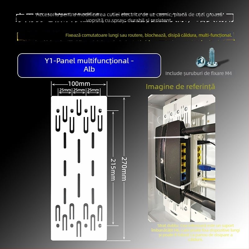 Suport pentru cutie multimedia de acasă – compatibil cu Huawei H6 router și Q6 switch, fără marcă