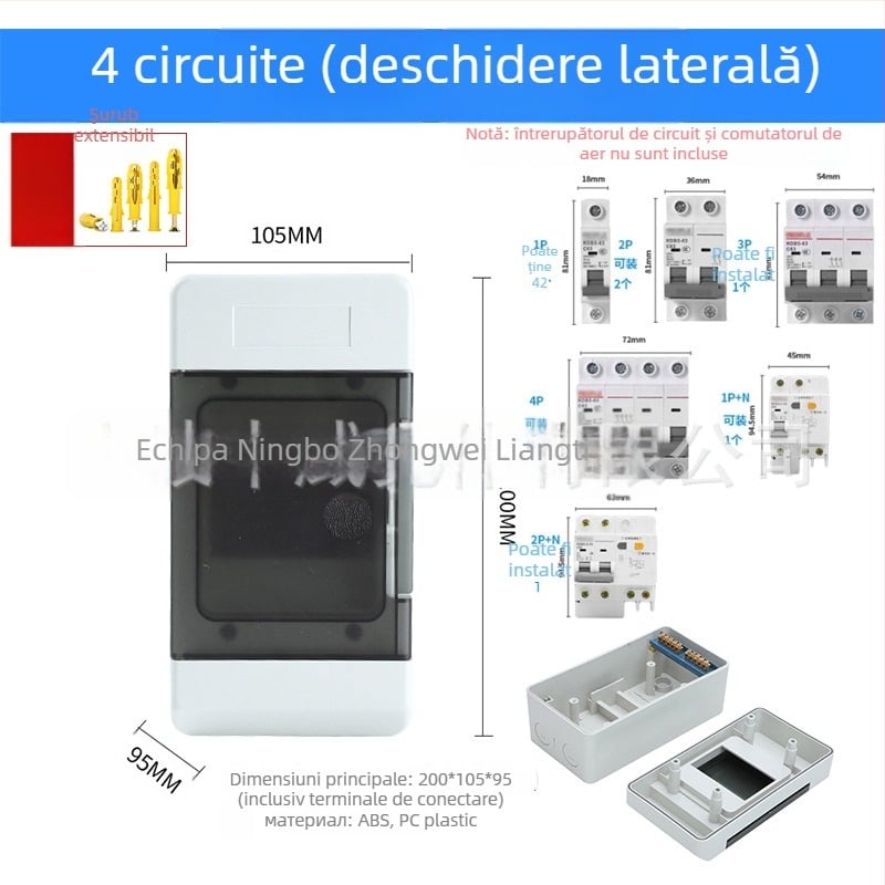 Cutie exterioară pentru întrerupător de circuit – brand Zwkt/zhongwei; RoHS; CE
