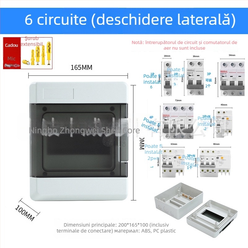 Cutie exterioară pentru întrerupător de circuit – brand Zwkt/zhongwei; RoHS; CE