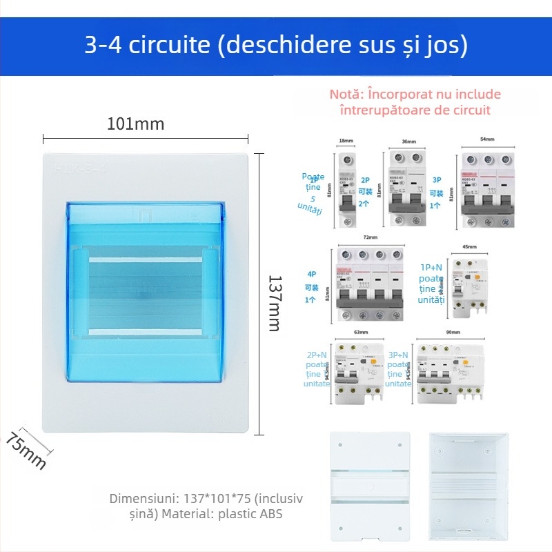 Cutie exterioară pentru întrerupător de circuit – brand Zwkt/zhongwei; RoHS; CE